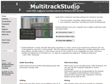 Tablet Screenshot of multitrackstudio.com